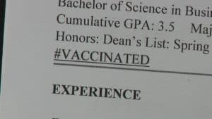 A document about job opportunities for the unvaccinated.